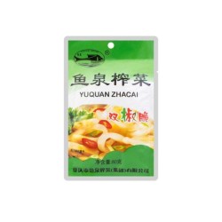 YU QUAN PRESERVED MUSTARD STEM (鱼泉榨菜 80G)