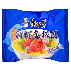 NOUILLE SEAFOOD KANGSHIFU (康师傅鲜虾鱼板面 24P/CT)