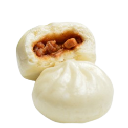 BRIOCHE POULET LAQUE (鸡肉叉烧包)