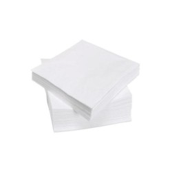 SERVIETTE PAPIER BLANC白色餐巾纸 40×40 — 1800P/CT