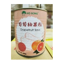 PULPE DE PAMPLEMOUSSE EN CONSERVE (西柚果肉罐頭)
