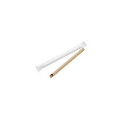 PAILLE EN PAPIER (Kraft) (獨立包装纸製大吸 管(公版牛皮))