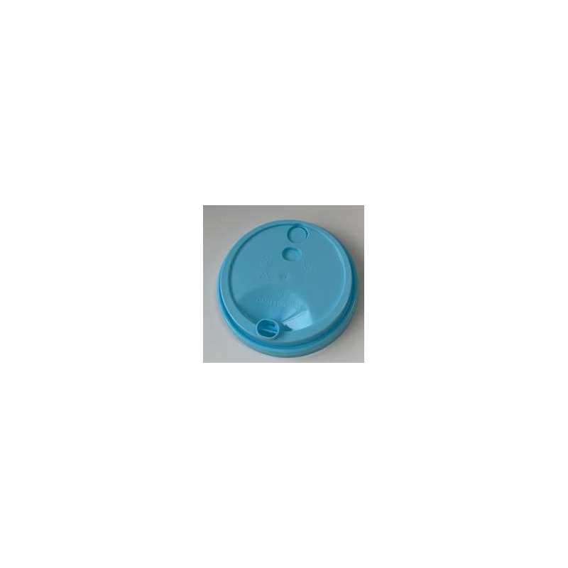 COUVERCLE DE GOBELET + BOUCHON EN FORME DE COEUR 90 BLUE (心型杯塞杯蓋 粉藍蓋)