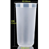 GOBELET PLASTIQUE U (Mat) (型磨砂注塑杯)