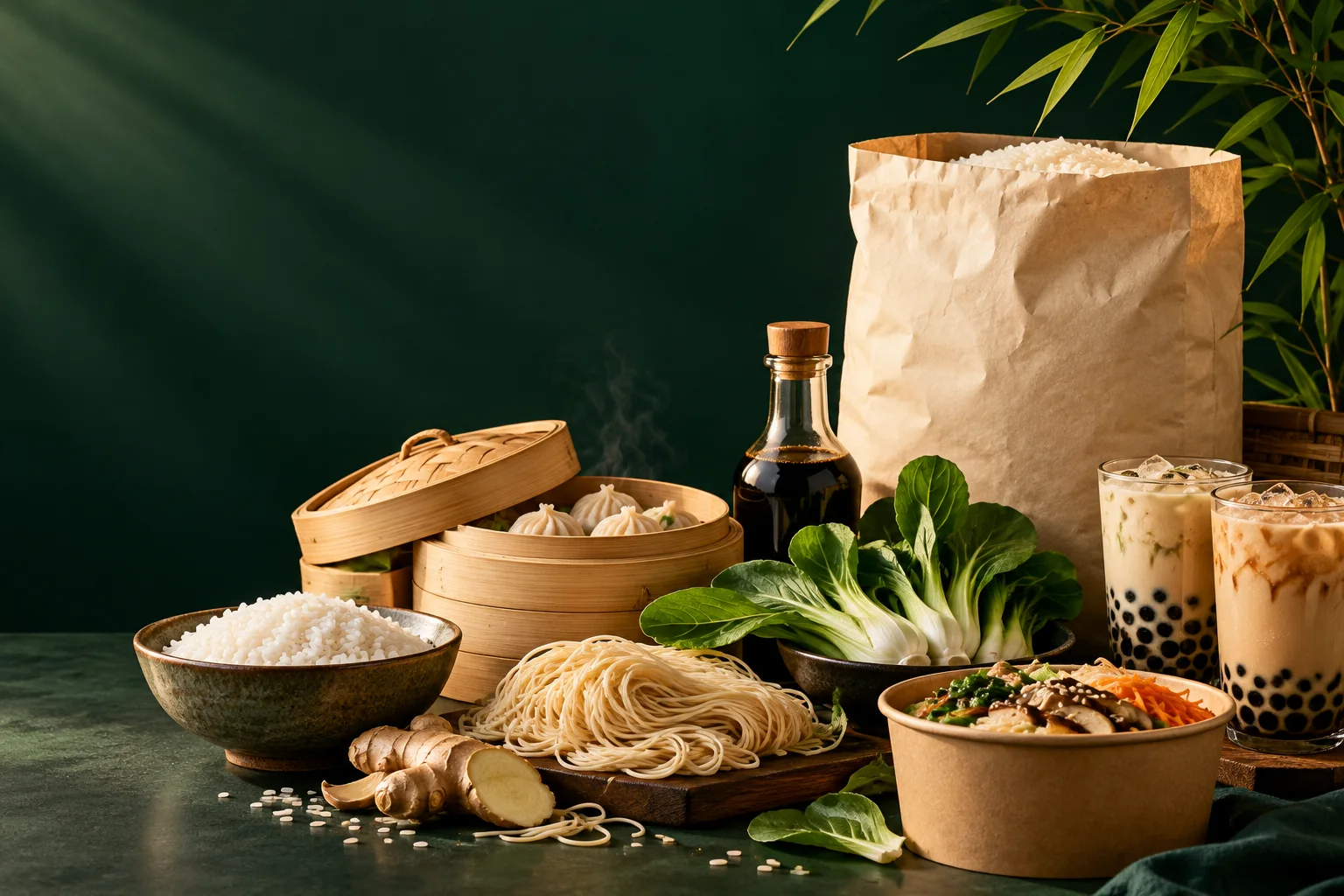 Sélection de produits alimentaires